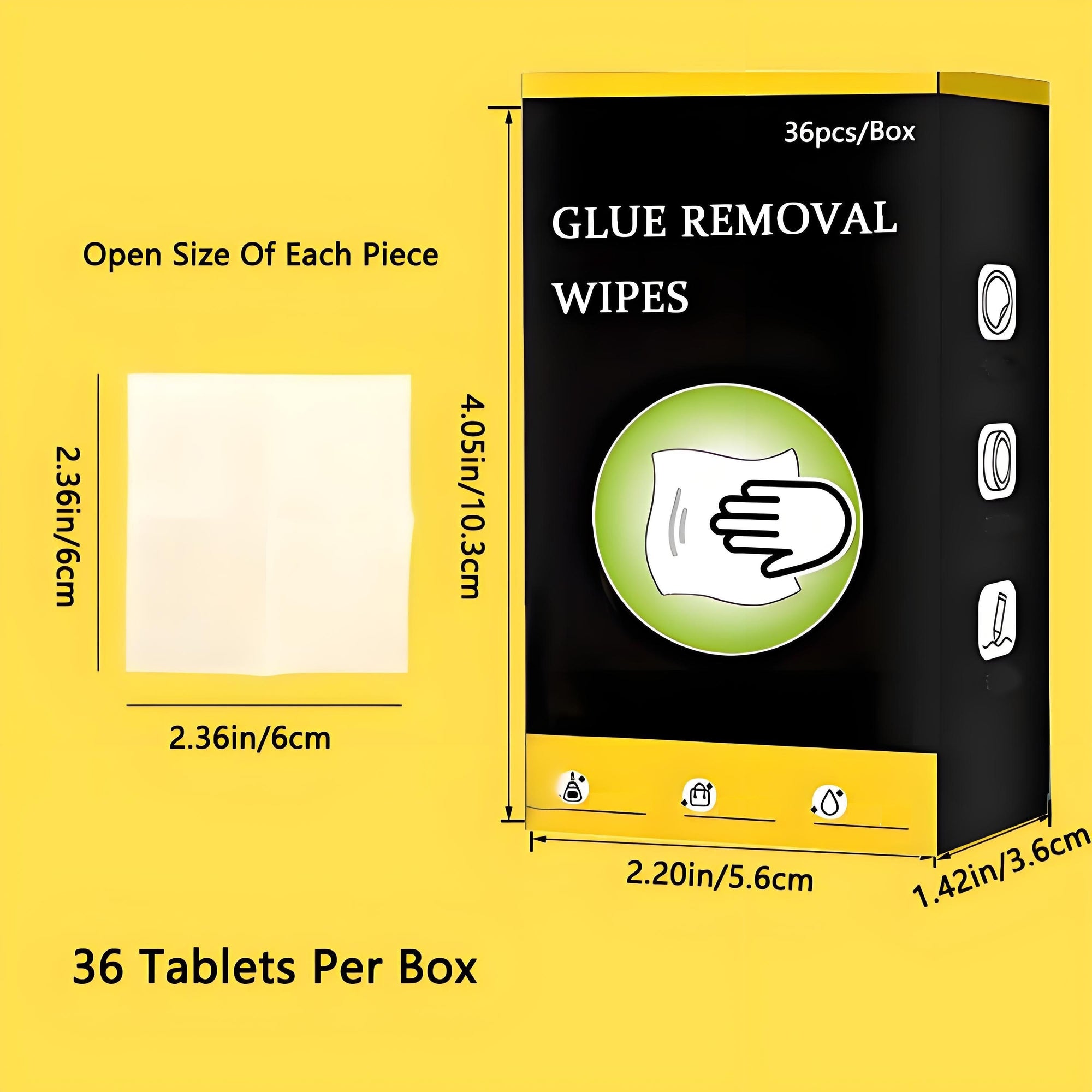 Glue Remover Wipes for Sticky Residue - Gadgion