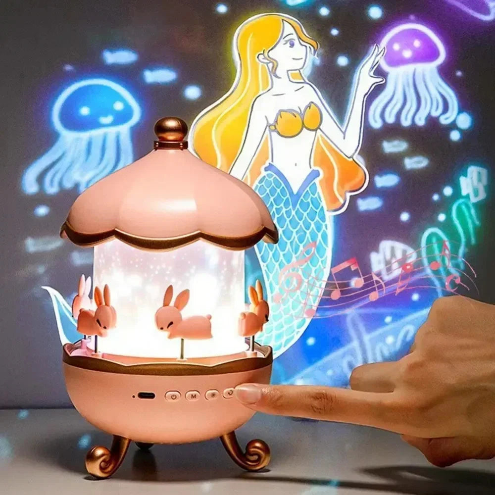 Kids Nursery Night Light Projector - Gadgion