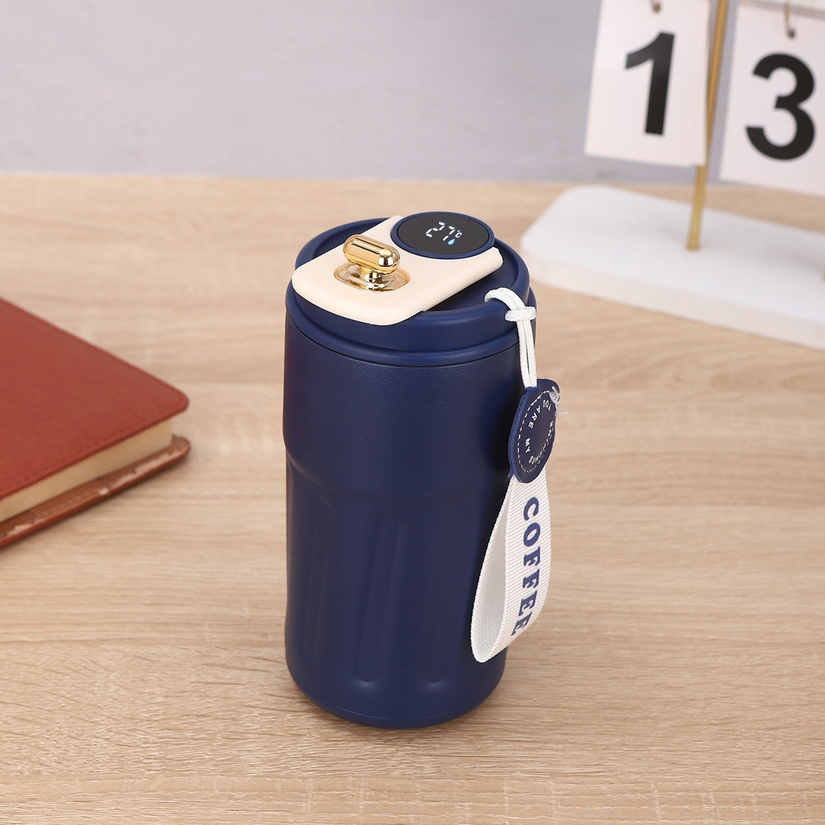 Smart Digital Thermal Bottle Portable Coffee Mug - Gadgion