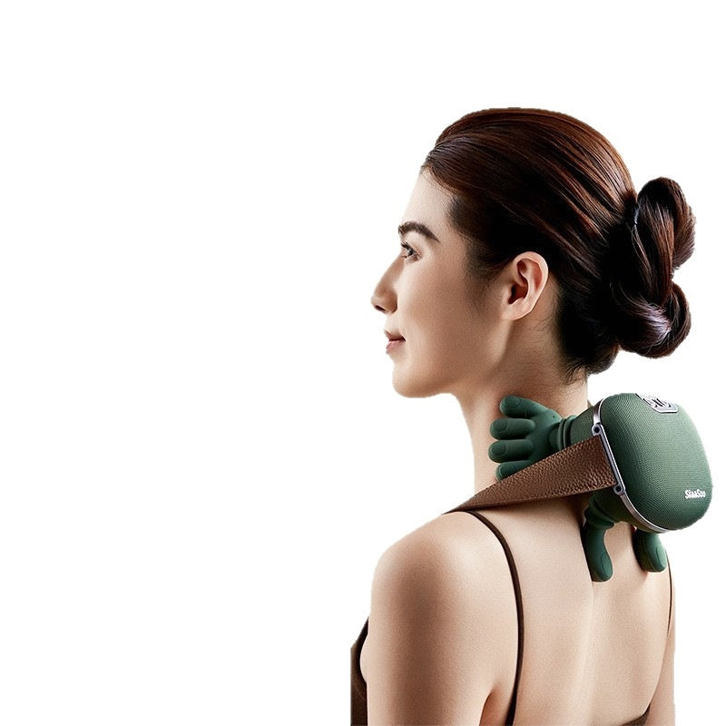 Wireless Electric Neck & Shoulder Massager – Deep Kneading Pain Relief