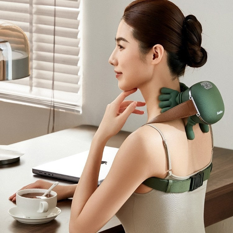 Wireless Electric Neck & Shoulder Massager – Deep Kneading Pain Relief