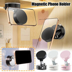 Foldable Magnetic Vacuum Phone Holder For Smart Phone - Gadgion