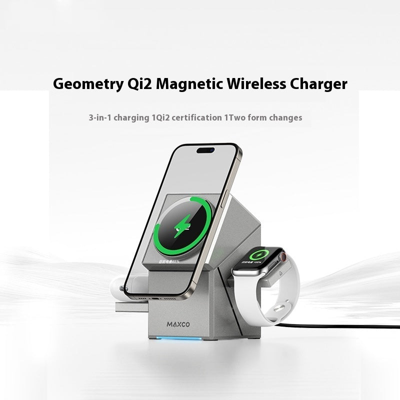 Magnetic Spin Wireless Charger - Gadgion