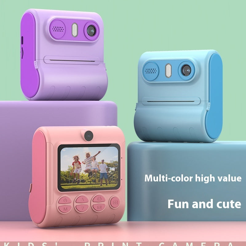 Instant Thermal 4600W HD Dual-camera Children's Printing Camera - Gadgion