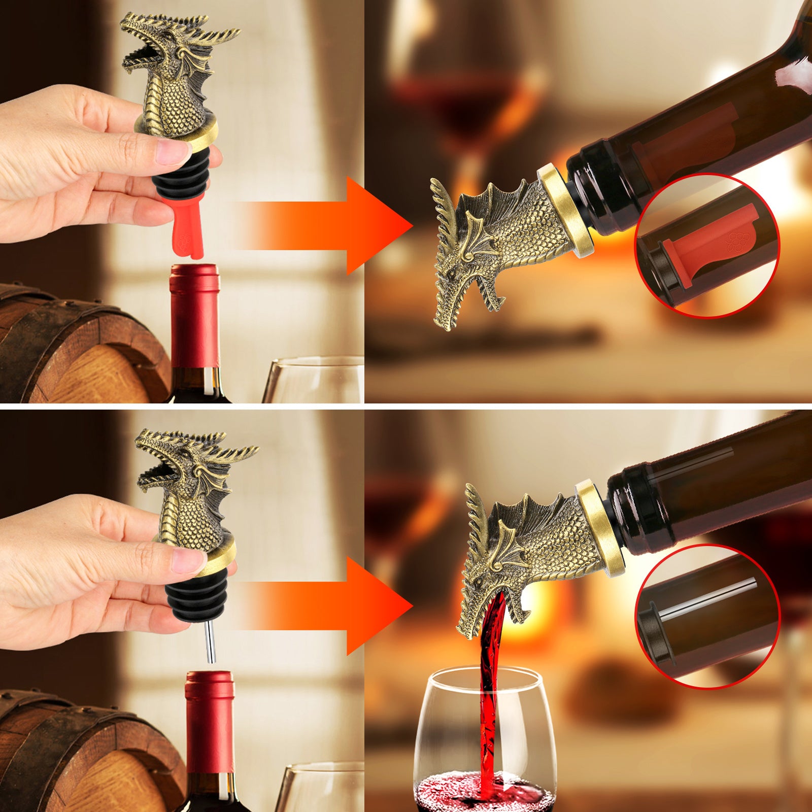 Magic Tap Wine Stopper - Gadgion