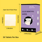 Glue Remover Wipes for Sticky Residue - Gadgion