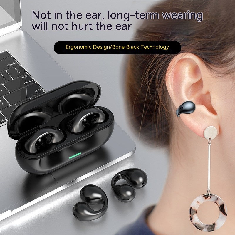 Open-Ear Clip-On Bluetooth Headphones for Active Lifestyles - Gadgion