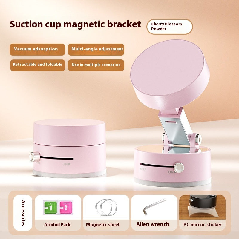 Foldable Magnetic Vacuum Phone Holder For Smart Phone - Gadgion