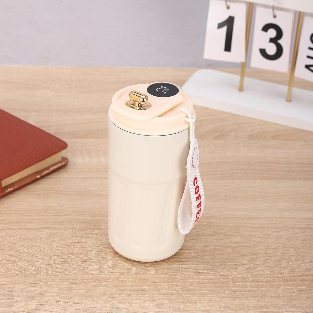 Smart Digital Thermal Bottle Portable Coffee Mug - Gadgion