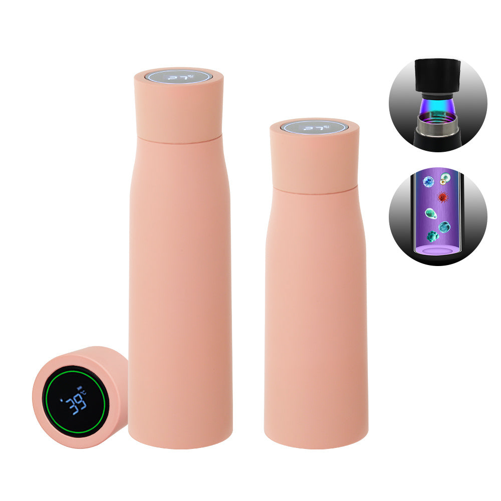 Smart Thermal water bottle, self cleaning - Gadgion