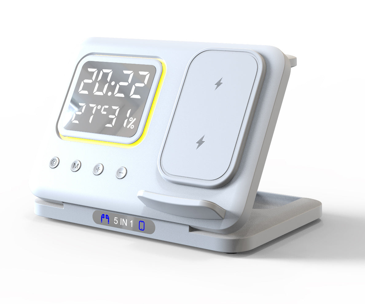 5 in 1 Smart Wireless Charging Hub - Gadgion