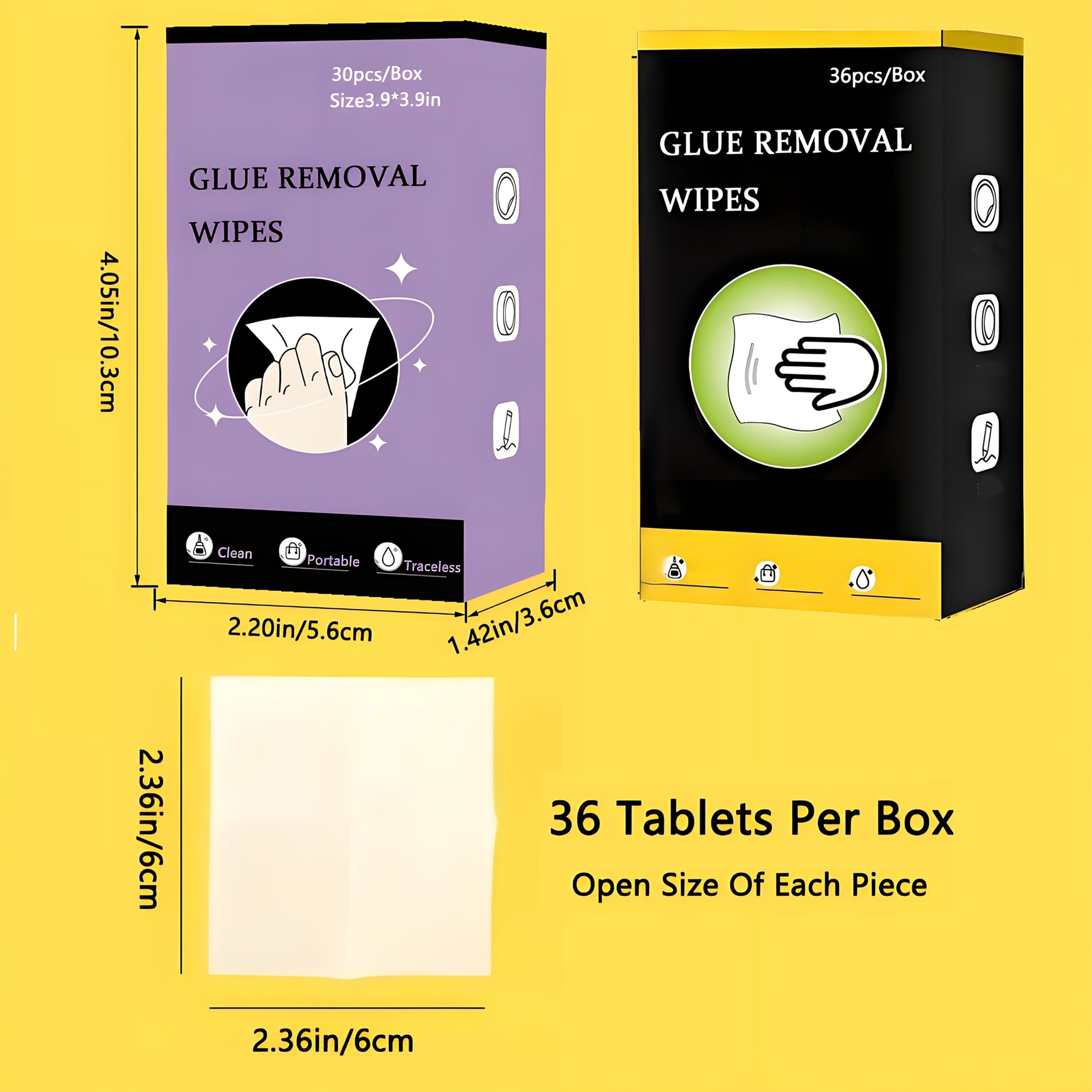 Glue Remover Wipes for Sticky Residue - Gadgion
