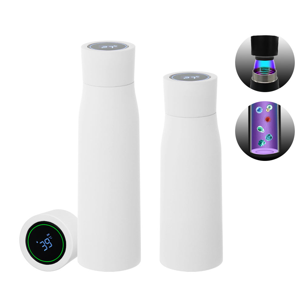 Smart Thermal water bottle, self cleaning - Gadgion