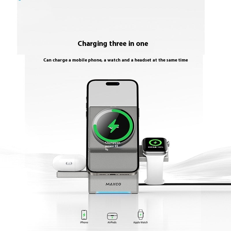 Magnetic Spin Wireless Charger - Gadgion