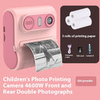 Instant Thermal 4600W HD Dual-camera Children's Printing Camera - Gadgion