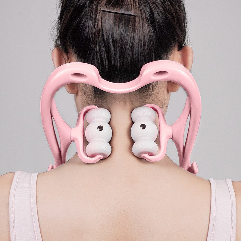 Deep Tissue 360 Degree Neck Massager For Pain Relief - Gadgion