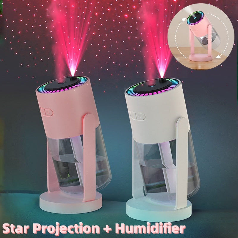 Starry sky projection Ambient Light Humidifier - Gadgion