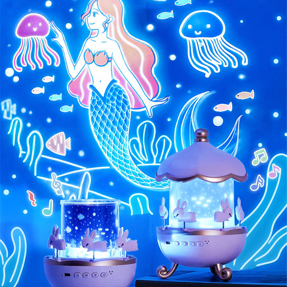 Kids Nursery Night Light Projector - Gadgion