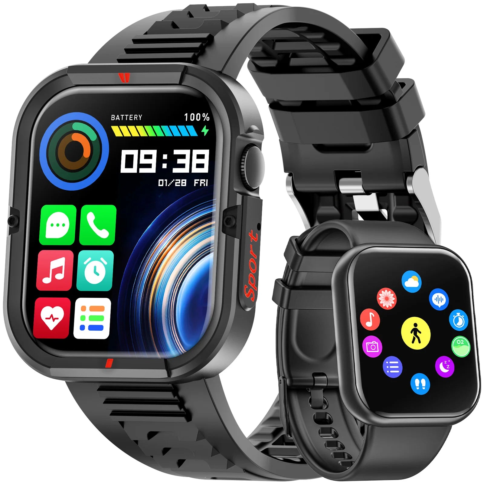 G20 Bluetooth Smartwatch for Men and Women - Sports Fitness Tracker - Gadgion