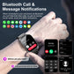 Bluetooth Smartwatch for Men - Curved Display, IP68 Waterproof Fitness Tracker