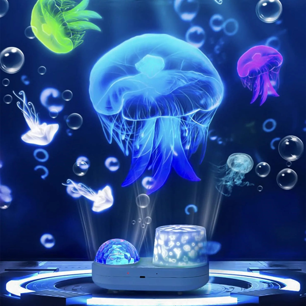 OceanWave Star Projector with 6 Unique Patterns for Bedroom and Event Decor - Gadgion