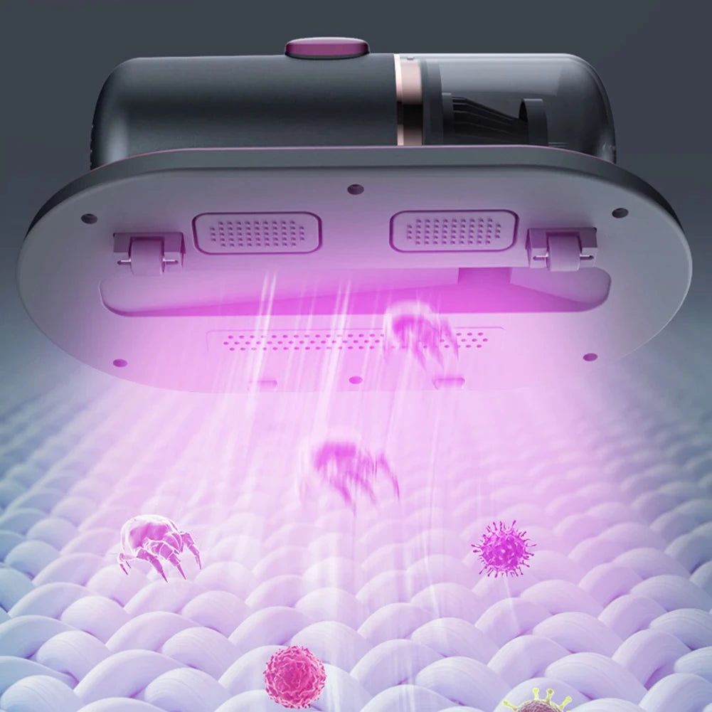 Portable UV Mattress Cleaner and Handheld Mite Remover with USB Charging - Gadgion