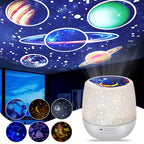 OceanWave Star Projector with 6 Unique Patterns for Bedroom and Event Decor - Gadgion