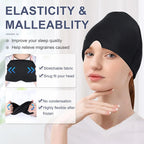 Migraine Relief Cooling Cap - Flexible Cold Therapy for Head and Stress Relief - Gadgion