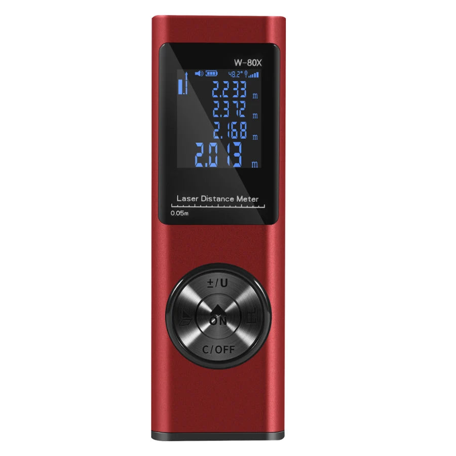 Digital Laser Distance Meter with Multifunctional Rangefinder and Angle Measurement - Gadgion