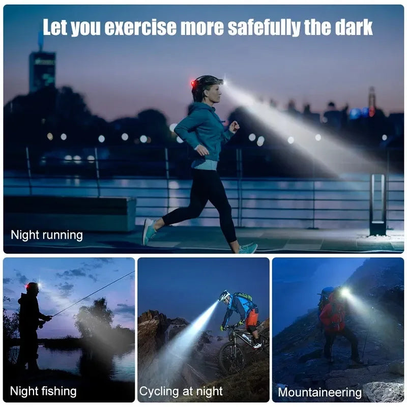 High-Performance Rechargeable LED Headlamp with Zoom Function - for Outdoor - Gadgion
