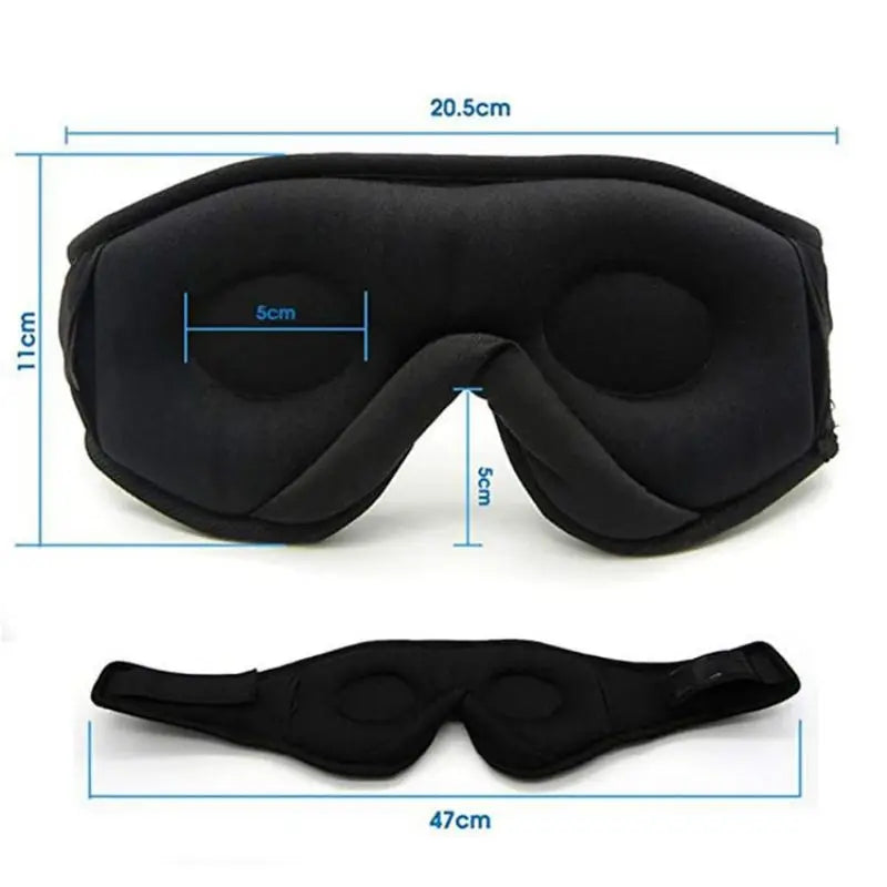 Wireless Bluetooth Sleep Mask with Built-in Headphones - Gadgion