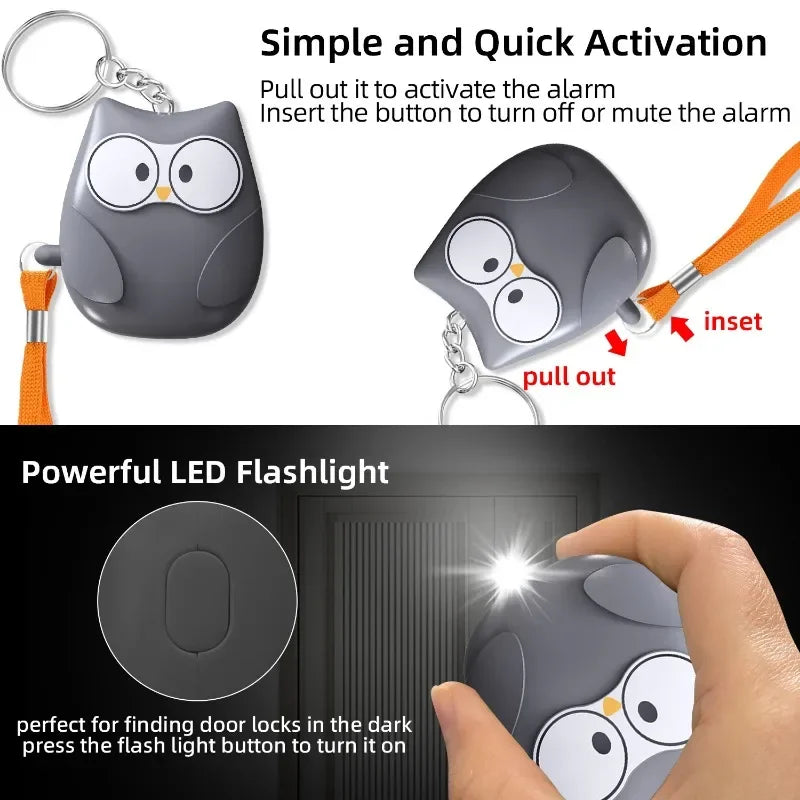 Keychain Self-Defense Siren for Women & Girls - Gadgion