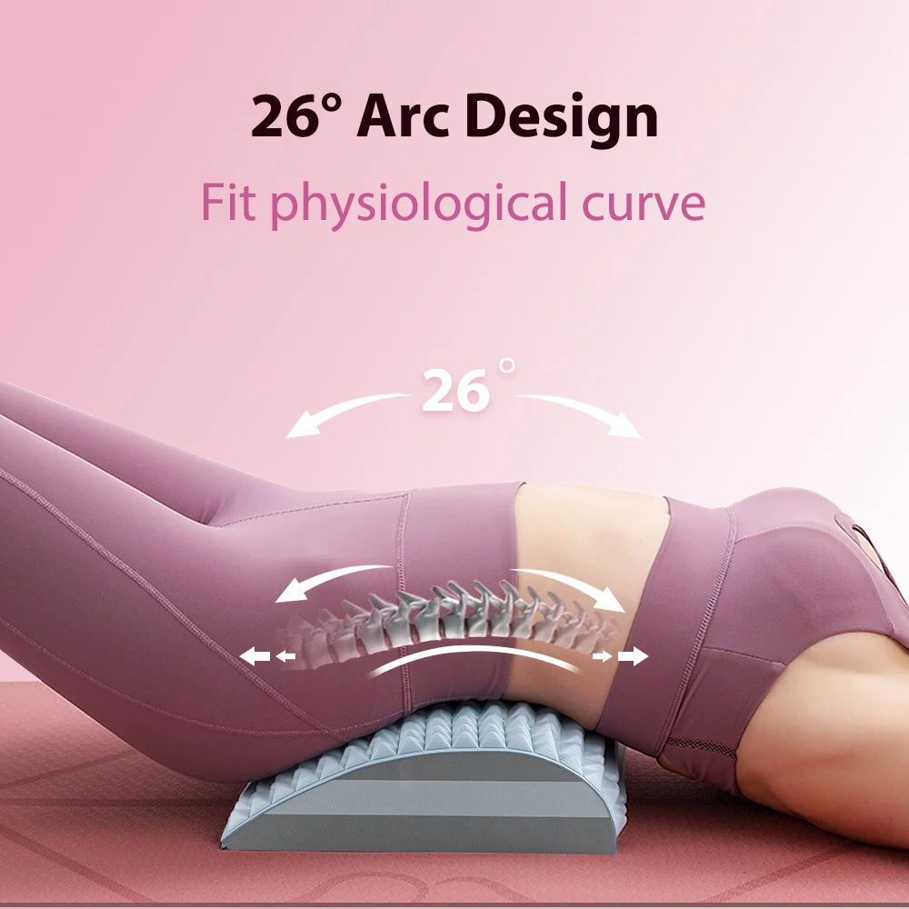 Ergonomic Back & Neck Stretcher – Pain Relief & Posture Support - Gadgion