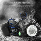 High-Performance Rechargeable LED Headlamp with Zoom Function - for Outdoor - Gadgion