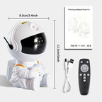 Astronaut Nebula Star Projector LED Night Light - Gadgion