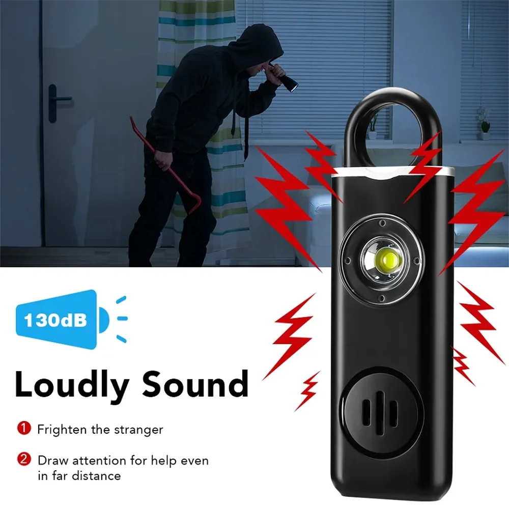 Women's Self Defense Alarm -  Personal Safety Keychain - Gadgion