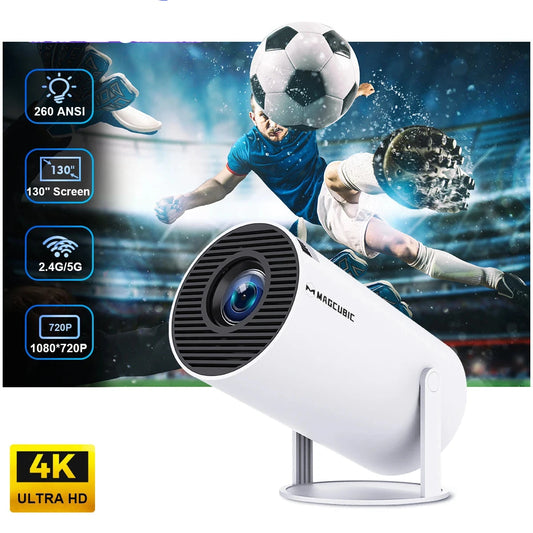 HY300 Pro 4K Portable Mini Projector