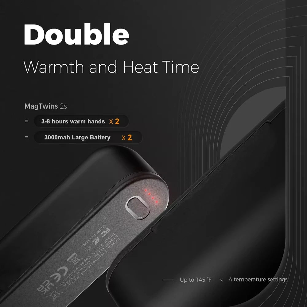 Ergonomic Cozy Magnetic Hand Warmers - Gadgion