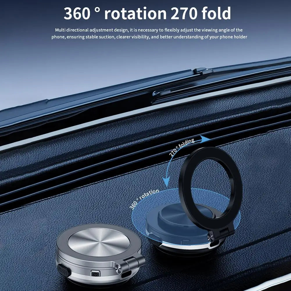 Magnetic 360° Rotating Suction Mobile holder for car - Gadgion
