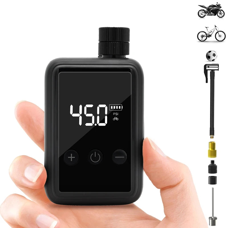 Electric Mini Portable Bicycle Pump - Gadgion
