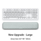 Memory Foam Keyboard and Mouse Wrist Support Pad - Gadgion