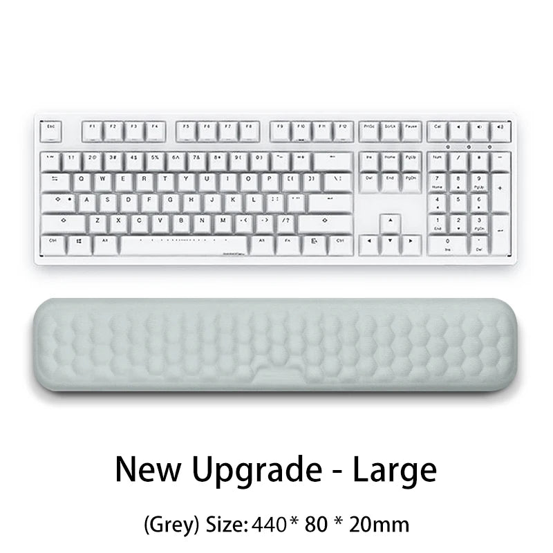 Memory Foam Keyboard and Mouse Wrist Support Pad - Gadgion