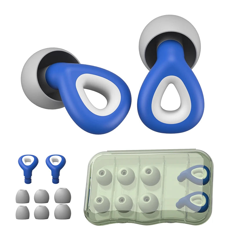Complete Earplugs Set for Sleep and Swimming - Noise Reduction and Waterproof Protection - Gadgion