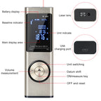 Digital Laser Distance Meter with Multifunctional Rangefinder and Angle Measurement - Gadgion