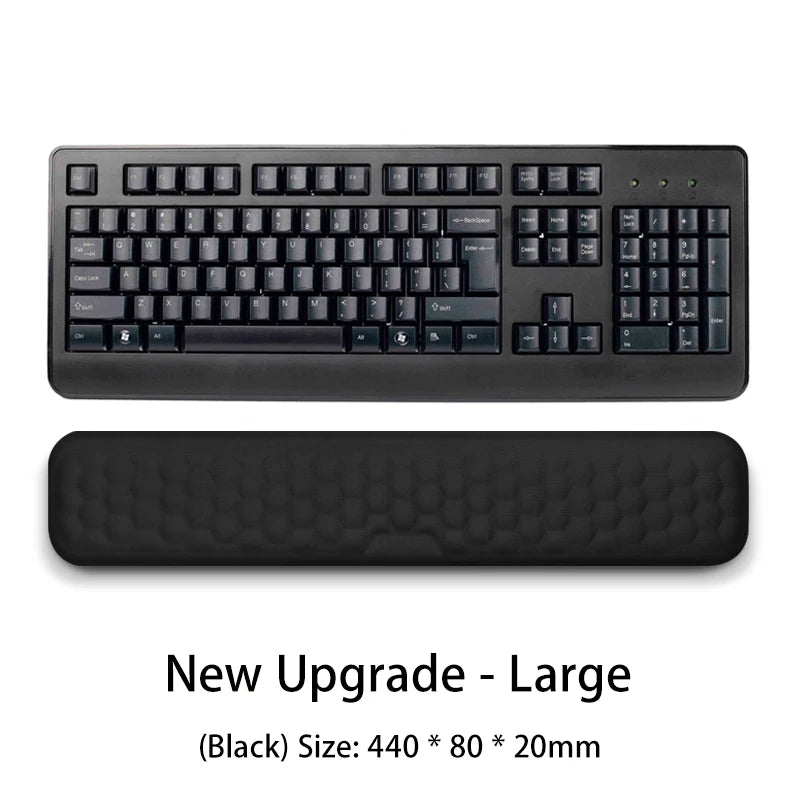 Memory Foam Keyboard and Mouse Wrist Support Pad - Gadgion