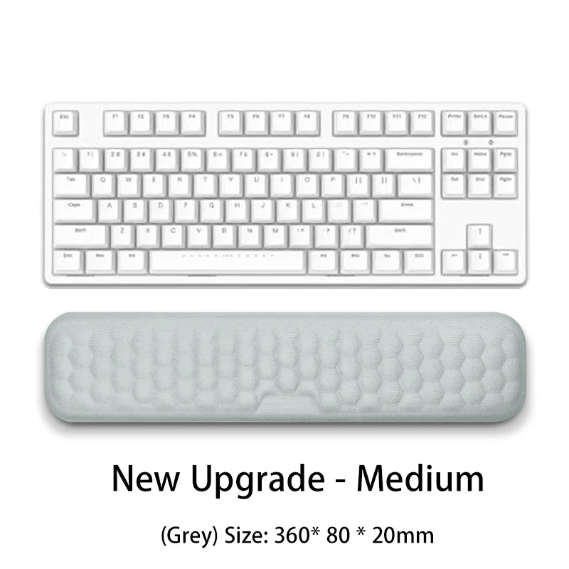 Memory Foam Keyboard and Mouse Wrist Support Pad - Gadgion
