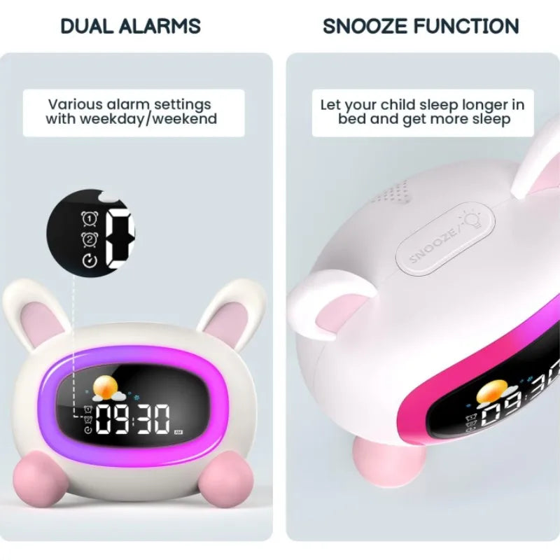 Sleep Training Alarm Clock for Kids - Gadgion