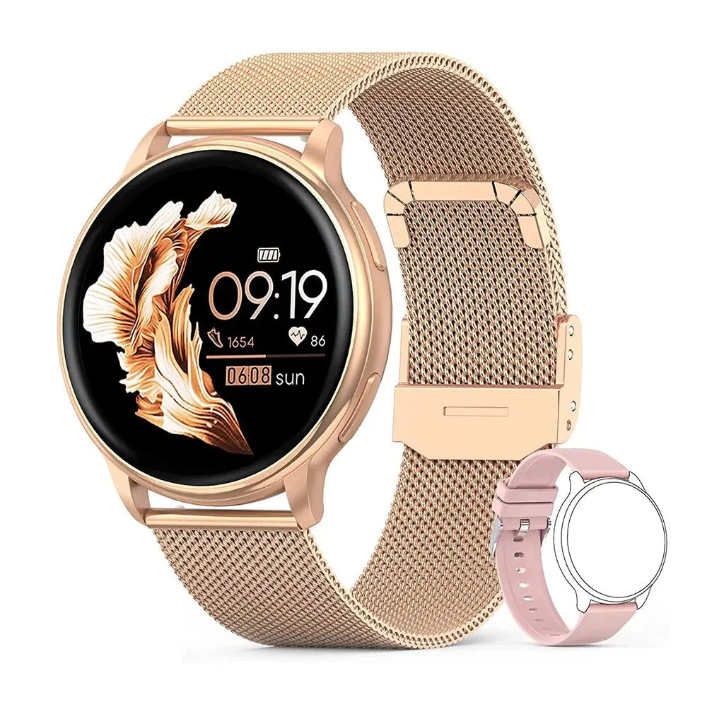 New Smartwatch – Custom Dial, Fitness Tracker, Heart Rate for Android & iOS - Gadgion