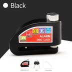 Anti-Theft Motorcycle/Bicycle Alarm Lock – Aluminum Disc Padlock - Gadgion