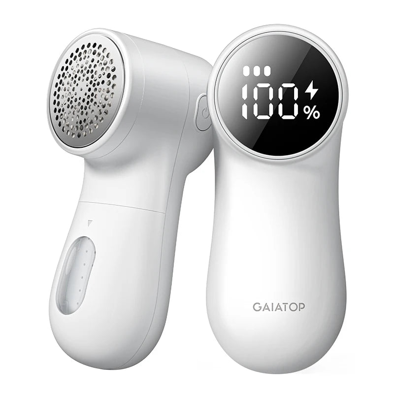 Rechargeable Electric Lint Remover with Digital Display - Gadgion